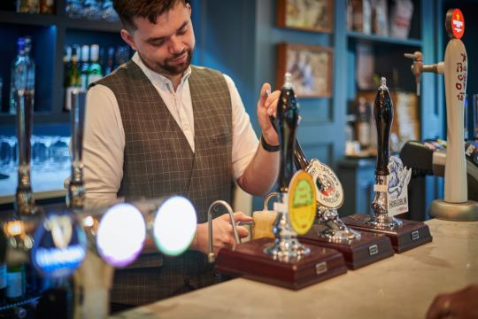 Wide range of beers bottled or on draft